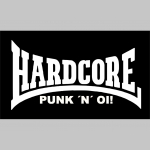 Hardcore Punk n Oi! čierne trenírky BOXER s tlačeným logom, top kvalita 95%bavlna 5%elastan